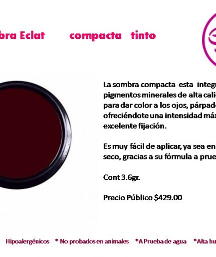 Sombra mineralizada para ojos naked eclat Éclat Asesoría en Maquillaje